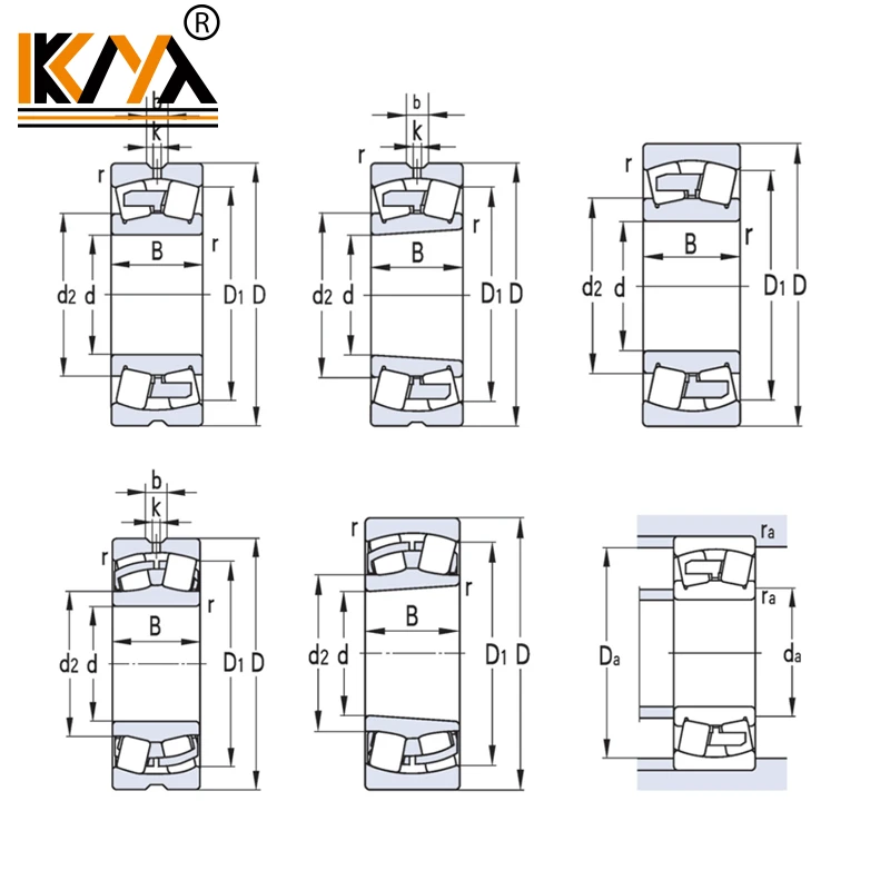 MA cage spherical roller bearing