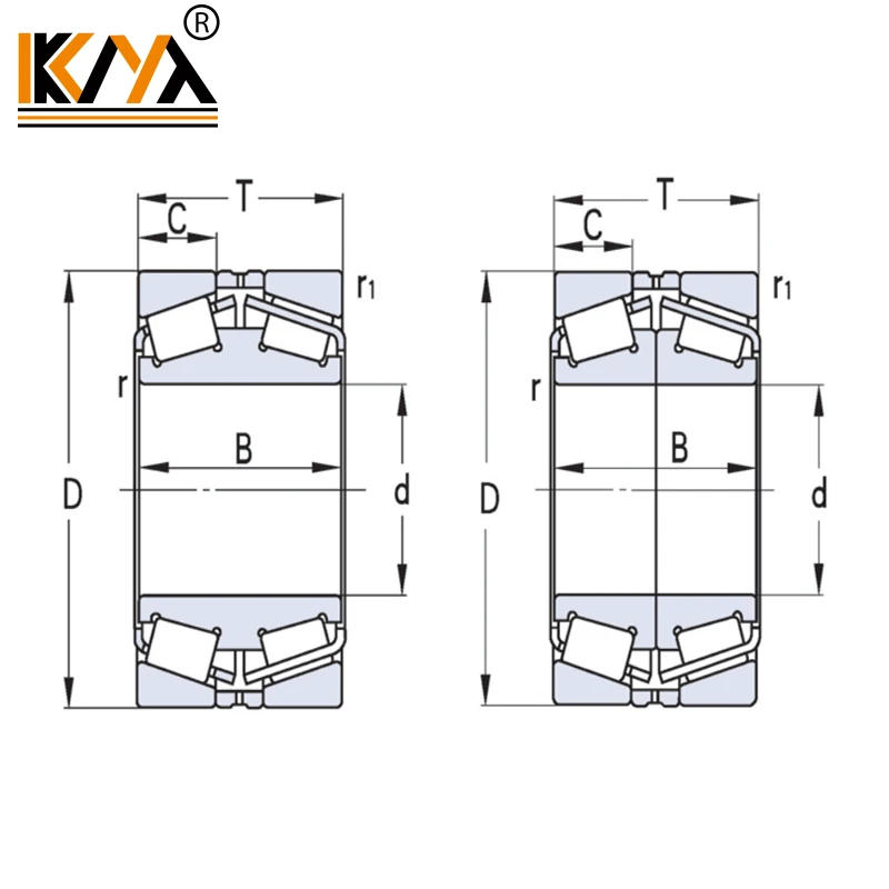 Double row taper roller bearing