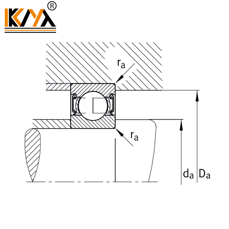 Open deep groove ball bearing