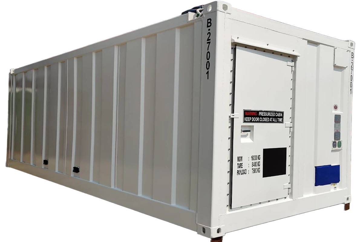 DNV 2.7-1 / DNV 2.7-2 Winner Offshore Pressurized Container Cabin  configuration requirements