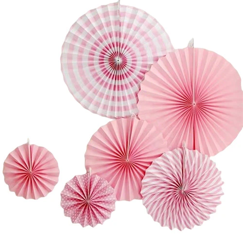 Rainbow Paper Fan