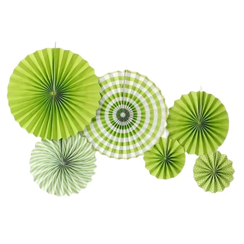 Rainbow Paper Fan