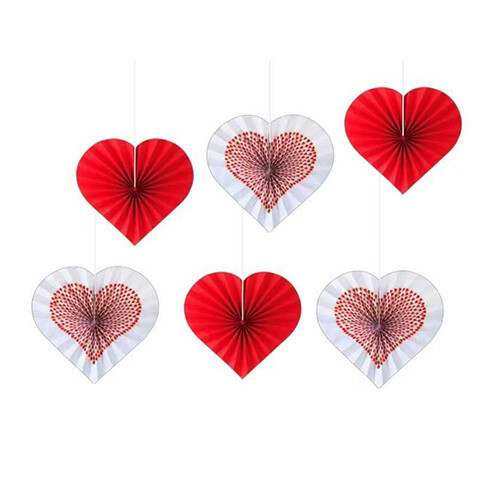 Heart Paper Fan