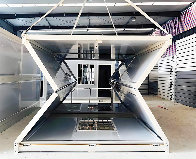 Expandable foldable container house