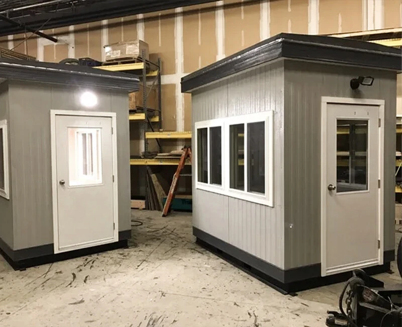 Stainless steel security booth