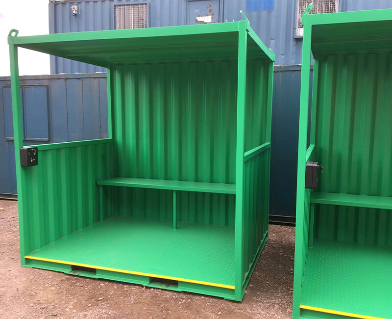 Prefabricated outdoor smoking booths