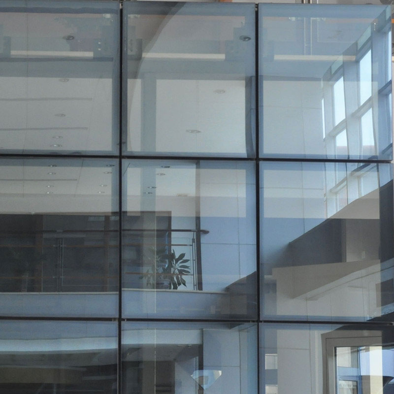Double-glazed walls Glass curtain walls