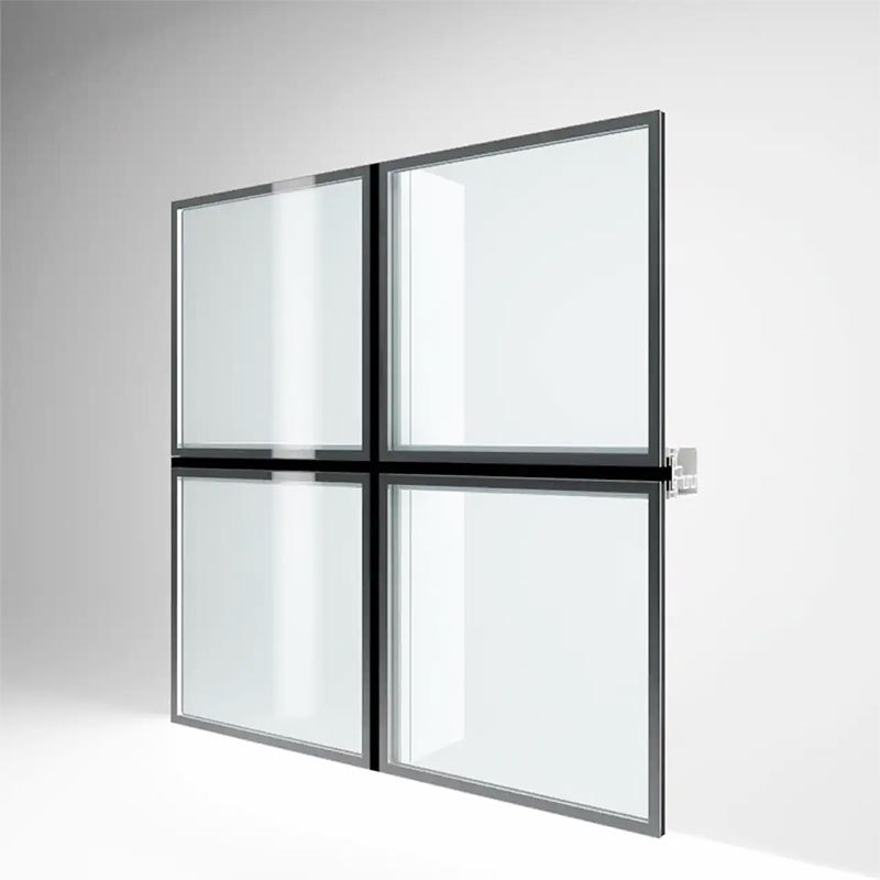 Double-glazed walls Glass curtain walls