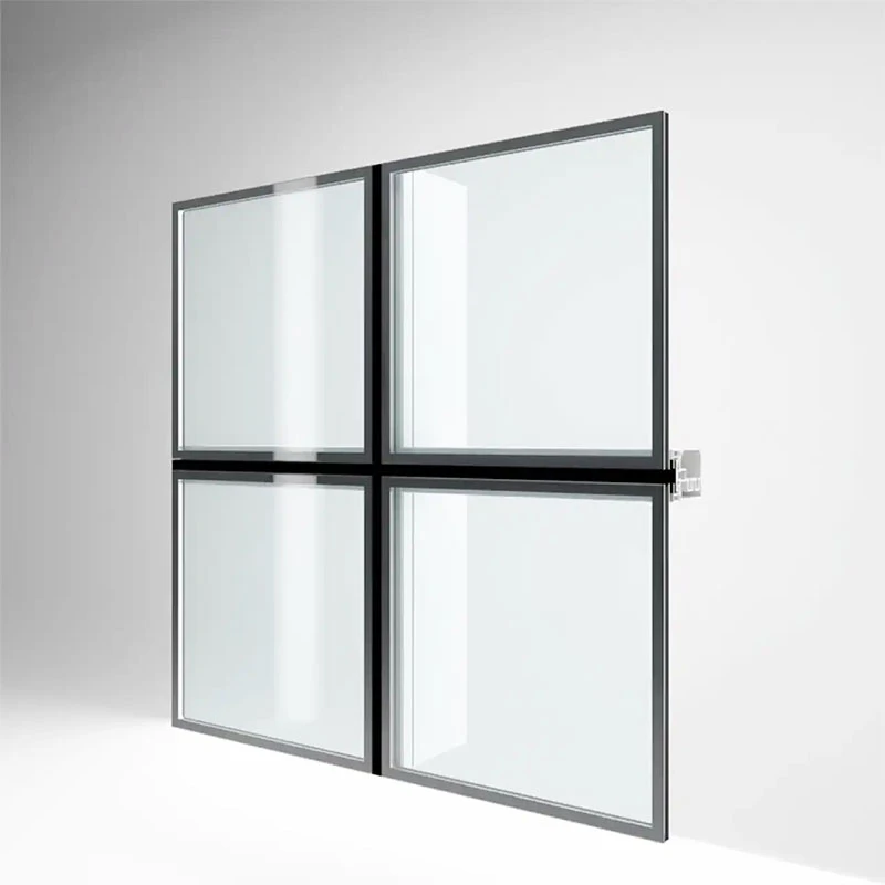 Double-glazed walls Glass curtain walls
