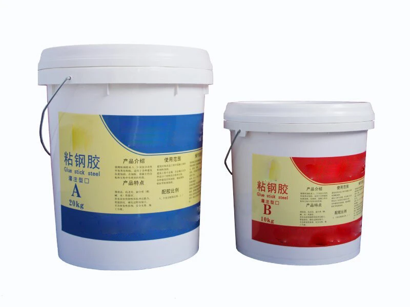 Sticky steel glue
