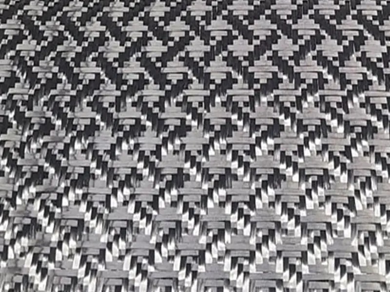High Quality Jacquard Carbon Fiber Fabric Black Special Shape Fibre Carbon Cloth Airplane X-Shaped Carbon Fiber Fabric