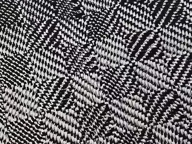 High Strength Jacquard Carbon Fiber Fabric Square Shape Lightning Checkerboard Pattern Carbon Fiber Cloth Special Design Carbon