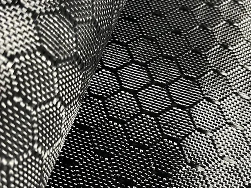 Various Patterns Carbon Fiber Jacquard Fabric Honeycomb Airplane Shape Carbon Fiber Fabric Special Design Carbon Fibre Cloth