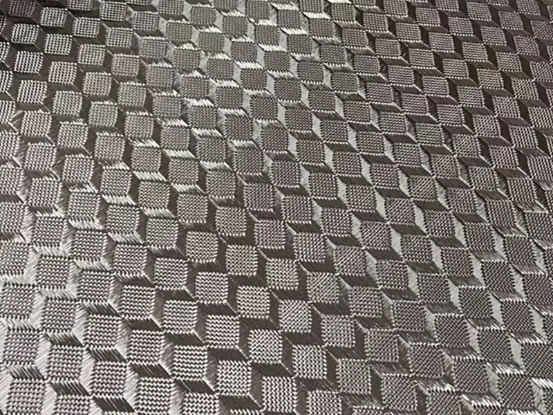 Various Patterns Carbon Fiber Jacquard Fabric Honeycomb Airplane Shape Carbon Fiber Fabric Special Design Carbon Fibre Cloth