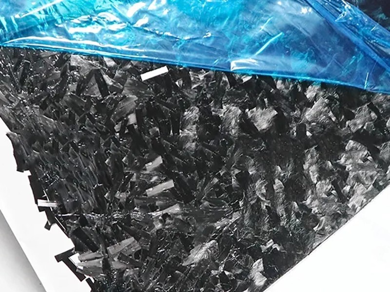 Forged Carbon Fiber Prepreg Chopped Roll Customized Fiber Cutting Styles for Surfaces