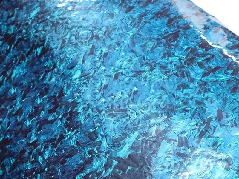 Forged Carbon Fiber Prepreg Chopped Roll Customized Fiber Cutting Styles for Surfaces