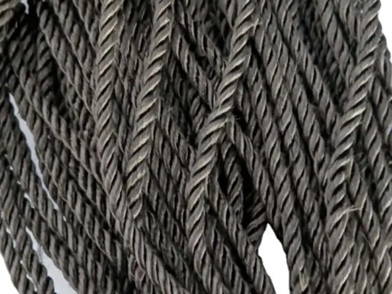 Factory Direct Supply Carbon Rope Made of 100% Carbon Fiber High Temperature Resistant Rope for Sale