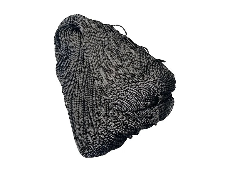 Factory Direct Supply Carbon Rope Made of 100% Carbon Fiber High Temperature Resistant Rope for Sale