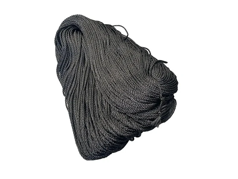 Factory Direct Supply Carbon Rope Made of 100% Carbon Fiber High Temperature Resistant Rope for Sale