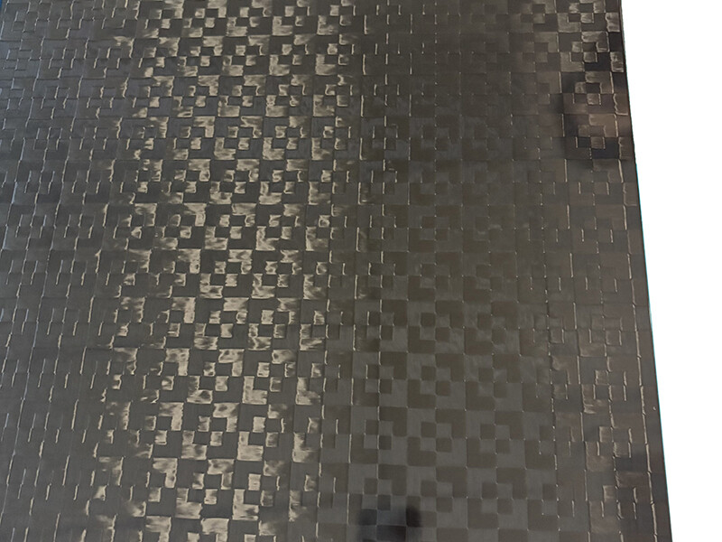 500x500mm Glossy Ingot Pattern Carbon Fiber Sheet