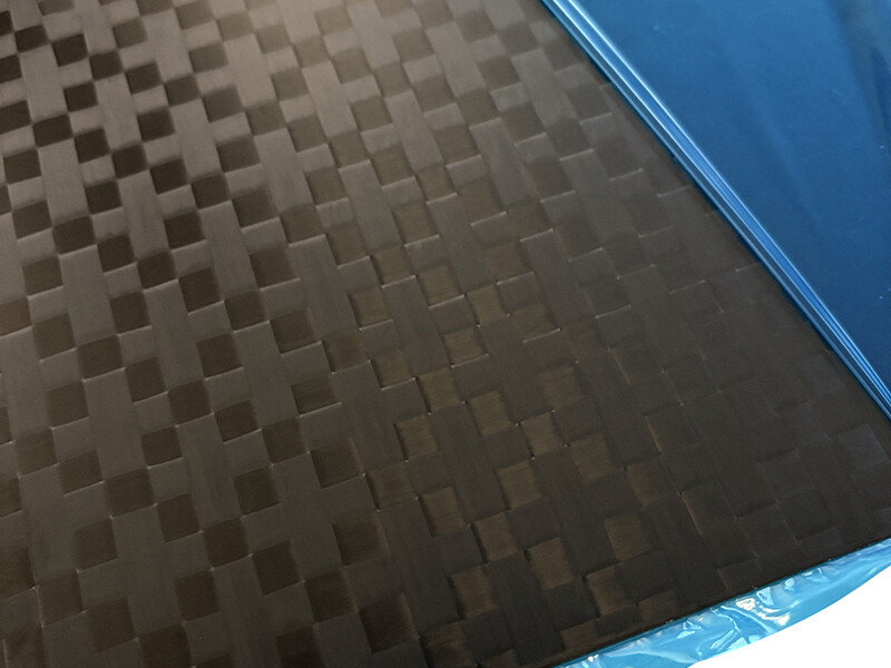 500x500x0.8mm Matte Cross Spread Tow Carbon Fiber PlatePultrusion Carbon Fiber Reinforced Polymer Plate For Building Strengthening