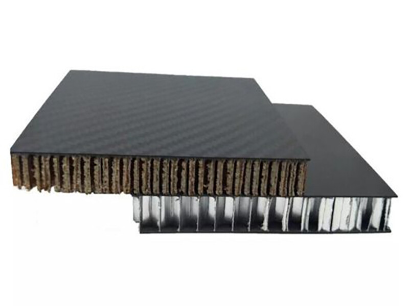 Carbon Fiber Foam/Honeycomb Core Sandwich Panels
