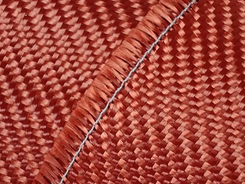 The Most Popular Red Special Color Support Customized Aramid Woven Fabric Body Protect Aramid Fabric for Clothing