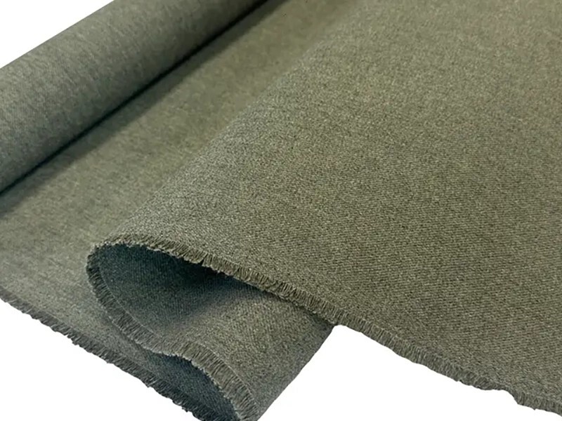 Aramid Fabric with 70% Para 30% AS High Temperature Resistance Aramid Fabric Dark Green Aramid Fabric