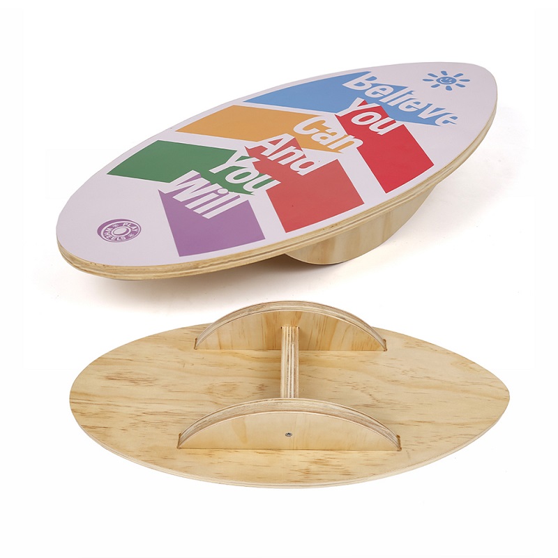 Kids Wooden Wobble Board