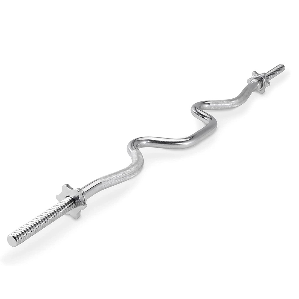 47 Inch Super Curl Bar with Threaded Ends