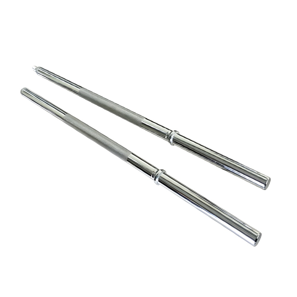 Two Parts Standard Barbell Bar with Smooth Ends