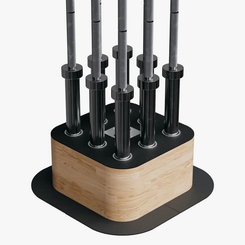 8 Hole Olympic Barbell Bar Stand Rack