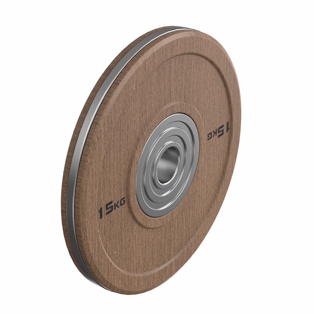 2 Inch Barbell Weightlifting Wooden Weight Plates