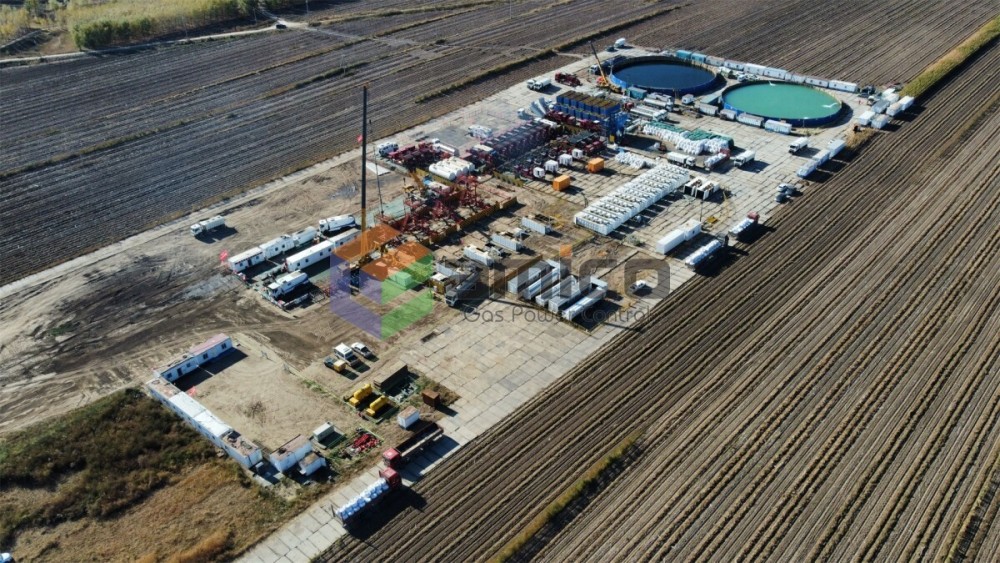 AMICO gas generator set for hydraulic fracking operations in China