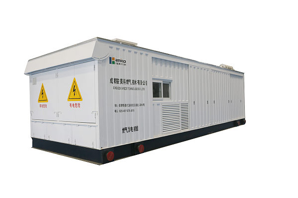 Fire safety checks for a 300 kW containerized gas generator set