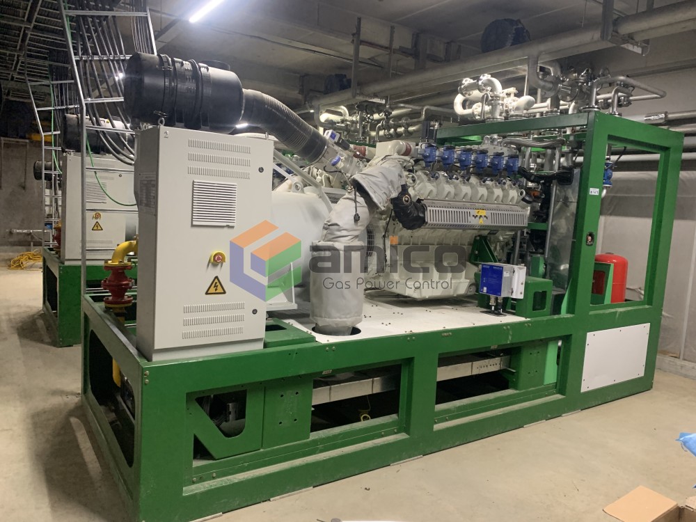 AMICO biogas generator set for farm in Korea