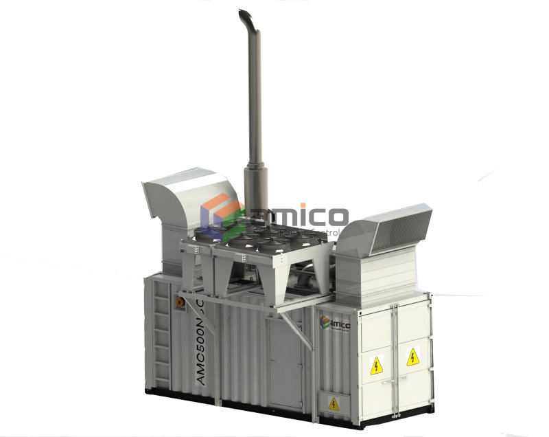 350-700kW Containerized Germany-MAN-Gas-Engine Generator/CHP Set