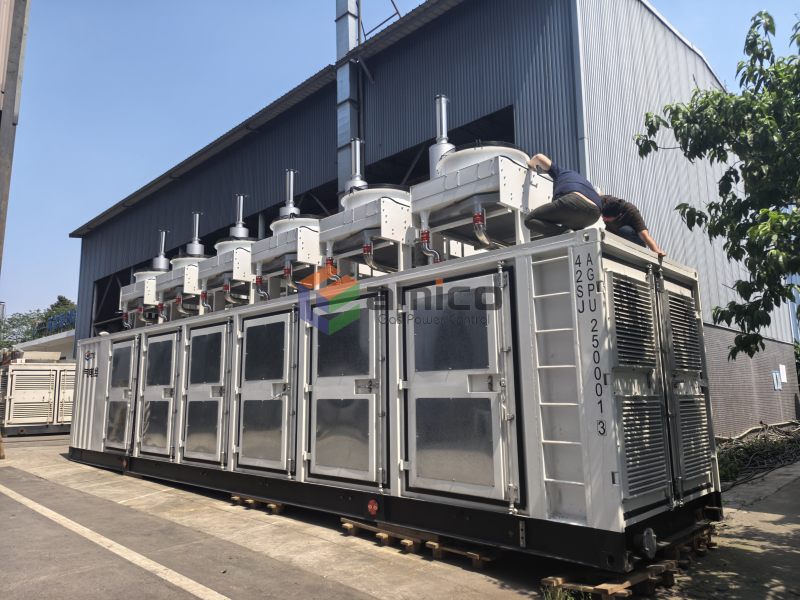 1800kW natural gas generator set