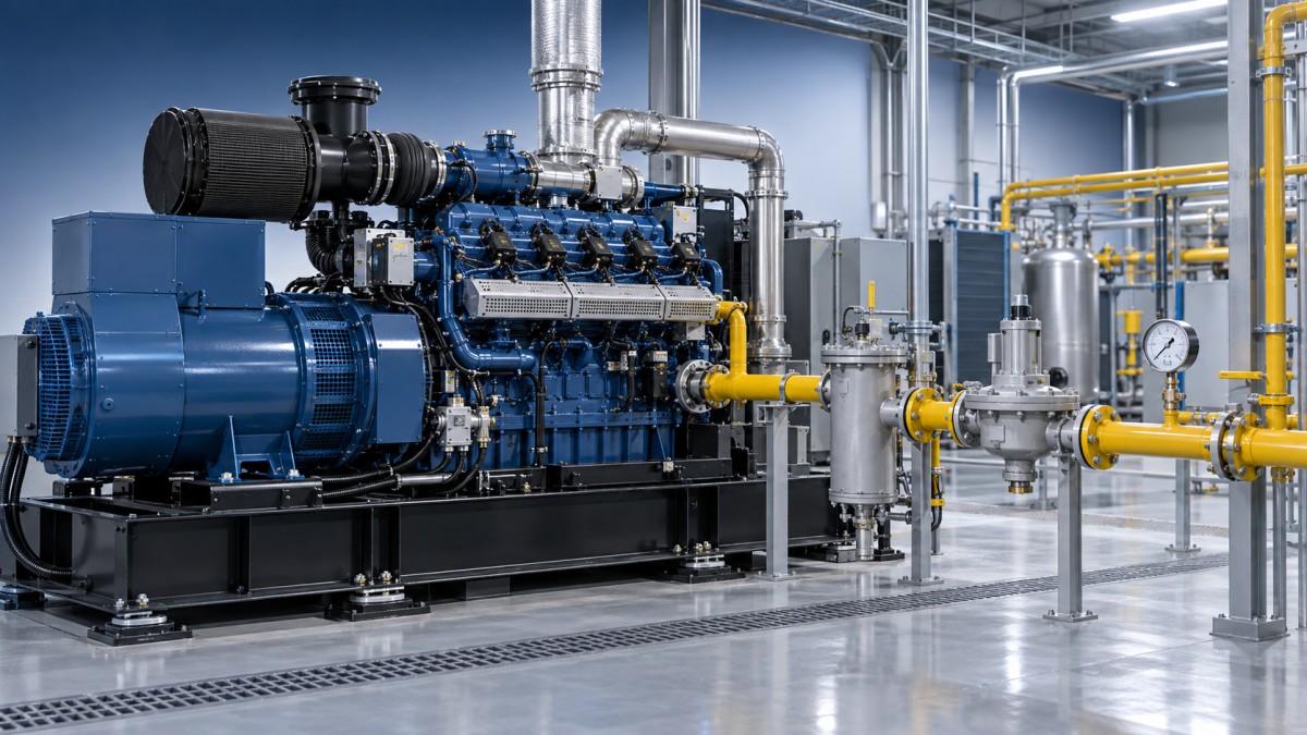 De quelle pression de gaz un groupe électrogène à gaz de 500 kW a-t-il besoin pour fonctionner de manière fiable ?