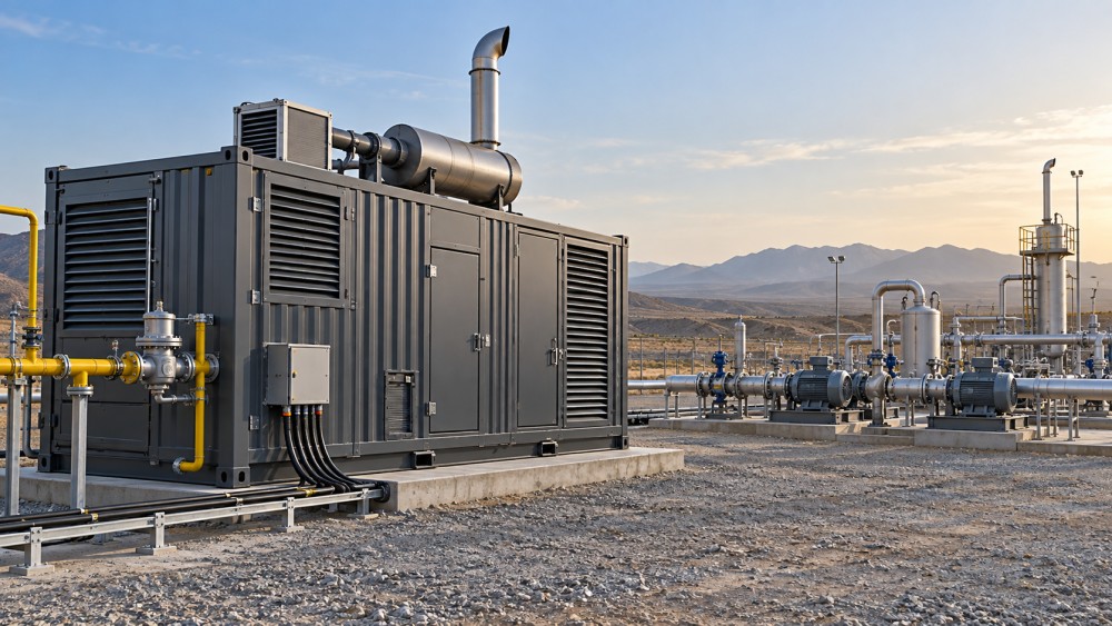 Is a 300 kW containerized gas generator set practical for remote sites?