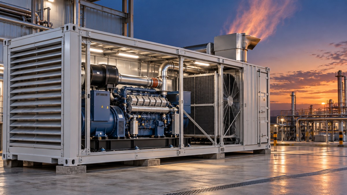 Quelles sont les causes de températures élevées dans le conteneur d’un groupe électrogène à gaz de 300 kW ?