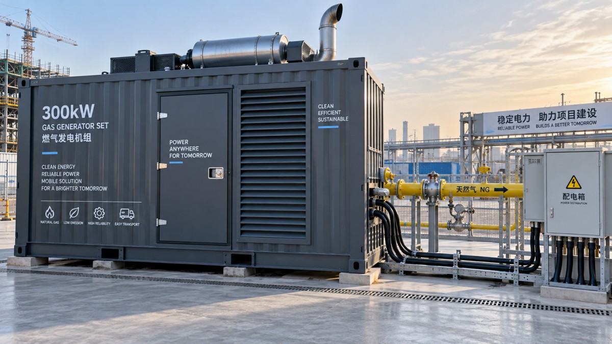 Containerized 300 kW gas generation is growing in temporary power projects