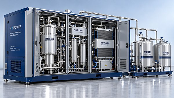 Do methanol/hydrogen generator sets need an external reformer?
