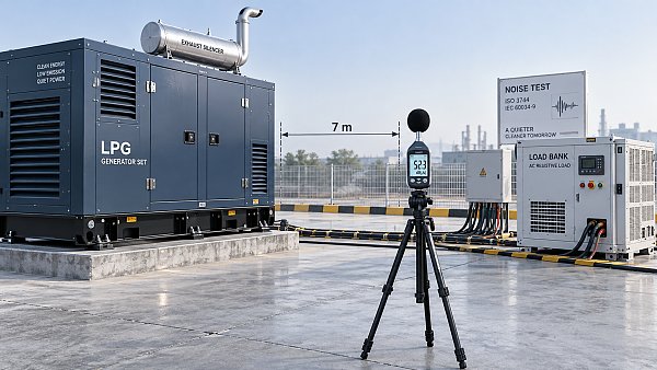 How to compare silent LPG generator set noise ratings fairly