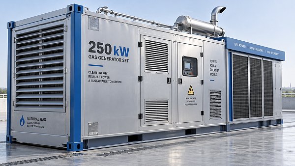 Preventing overheating in a 250 kW containerized gas genset