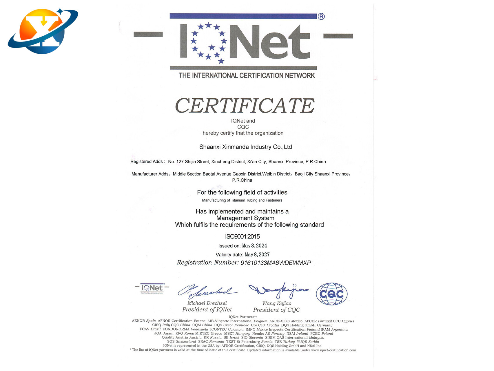 Rura / rurka tytanowa