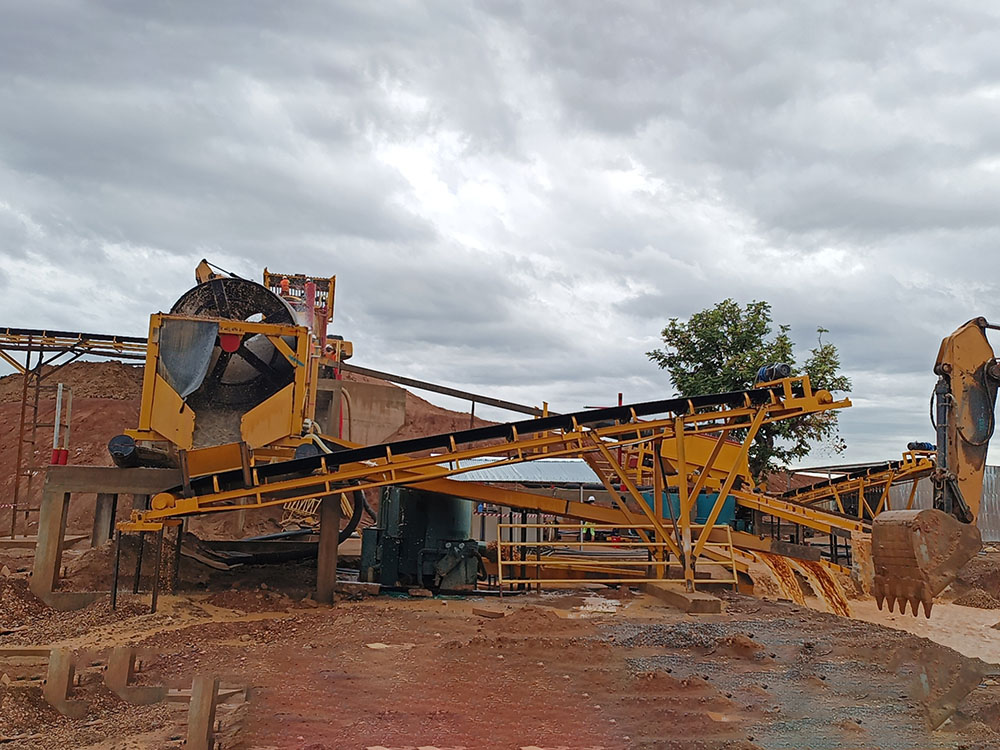 Drum screen gold mining equipment