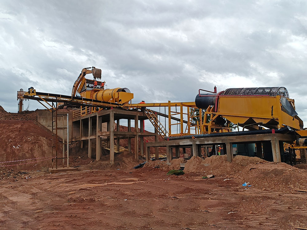 Drum screen gold mining equipment