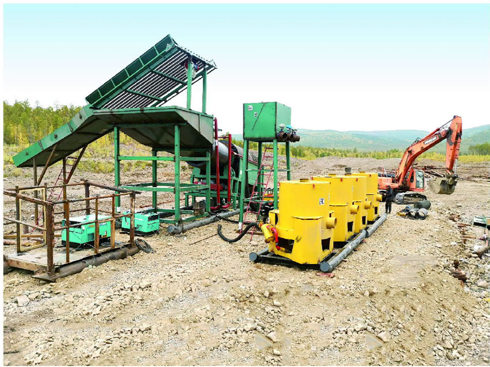 Trommel Screen Gold Mining Machine