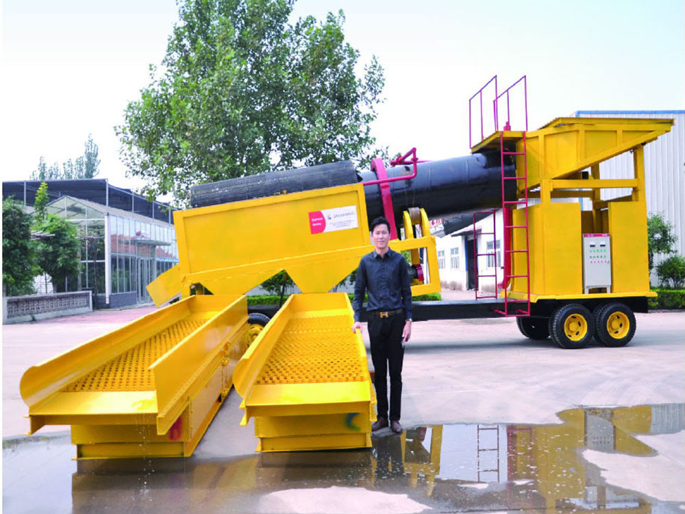Mobile Gold Mining Machine